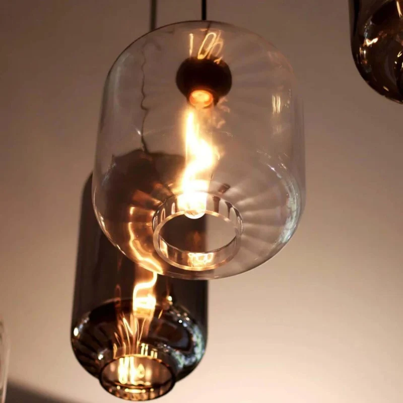 s.luce Velo Cluster Glas-Pendelleuchte 3-flammig 3x20cm