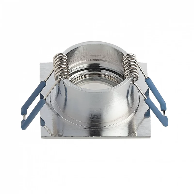 Einbaurahmen GU11 MR11 IP44 eckig flach Badezimmer Rahmen 40mm Einbauleuchte
