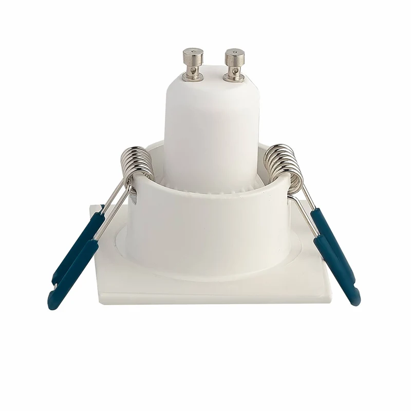 Einbaurahmen GU11 MR11 IP44 eckig flach Badezimmer Rahmen 40mm Einbauleuchte