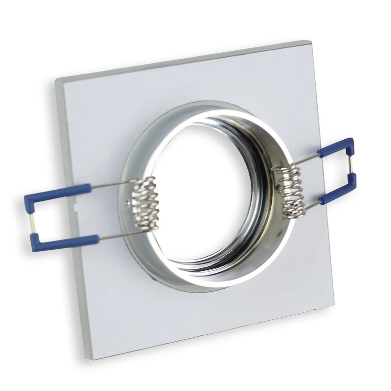 LED Einbaustrahler MR16 12 Volt 5-7W rund eckig Einbauspot Glas 75mm Bohrloch