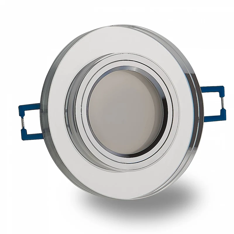 LED Einbaustrahler MR16 12 Volt 5-7W rund eckig Einbauspot Glas 75mm Bohrloch