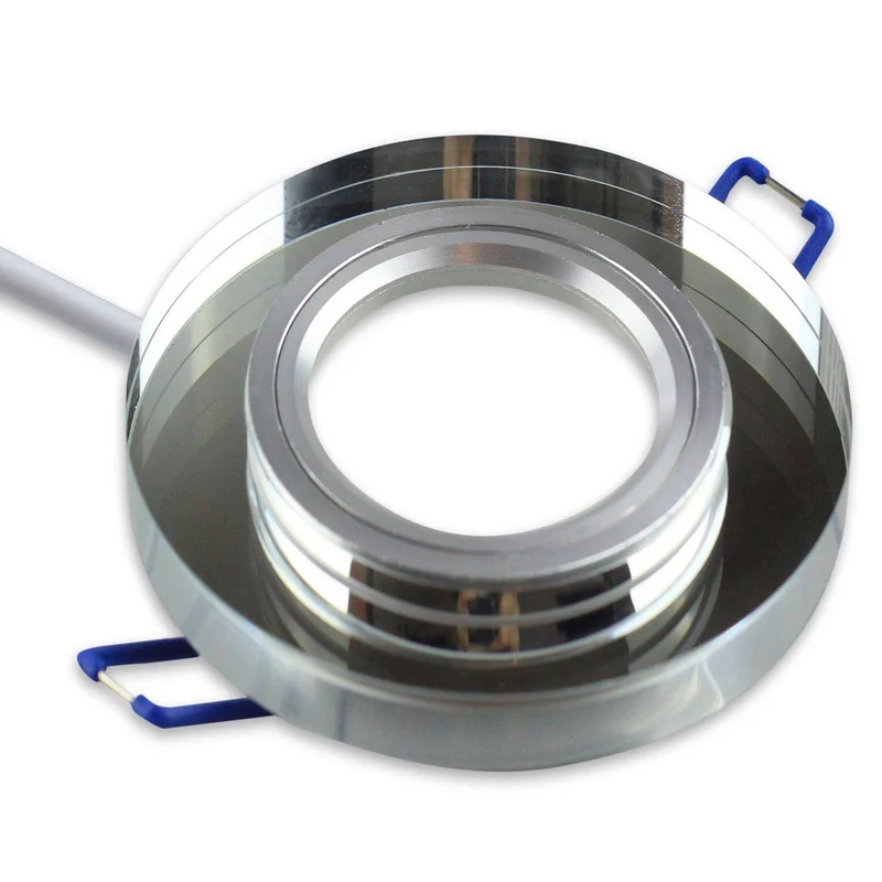 LED Einbaustrahler MR16 12 Volt 5-7W rund eckig Einbauspot Glas 75mm Bohrloch