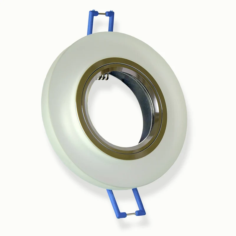 LED Einbaustrahler MR16 12 Volt 5-7W rund eckig Einbauspot Glas 75mm Bohrloch