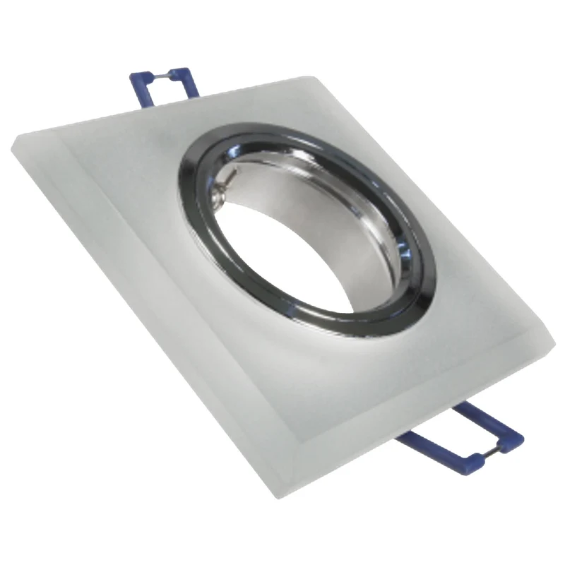 LED Einbaustrahler MR16 12 Volt 5-7W rund eckig Einbauspot Glas 75mm Bohrloch
