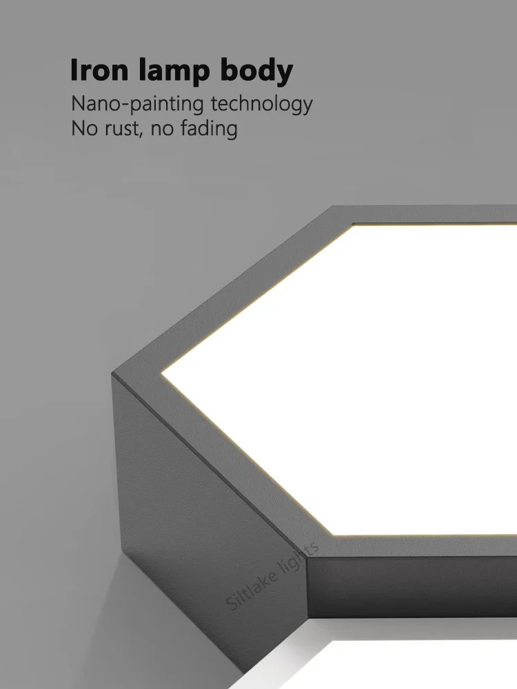 Wabenförmige LED Deckenleuchte Design-Highlight für Wohnzimmer und Esszimmer