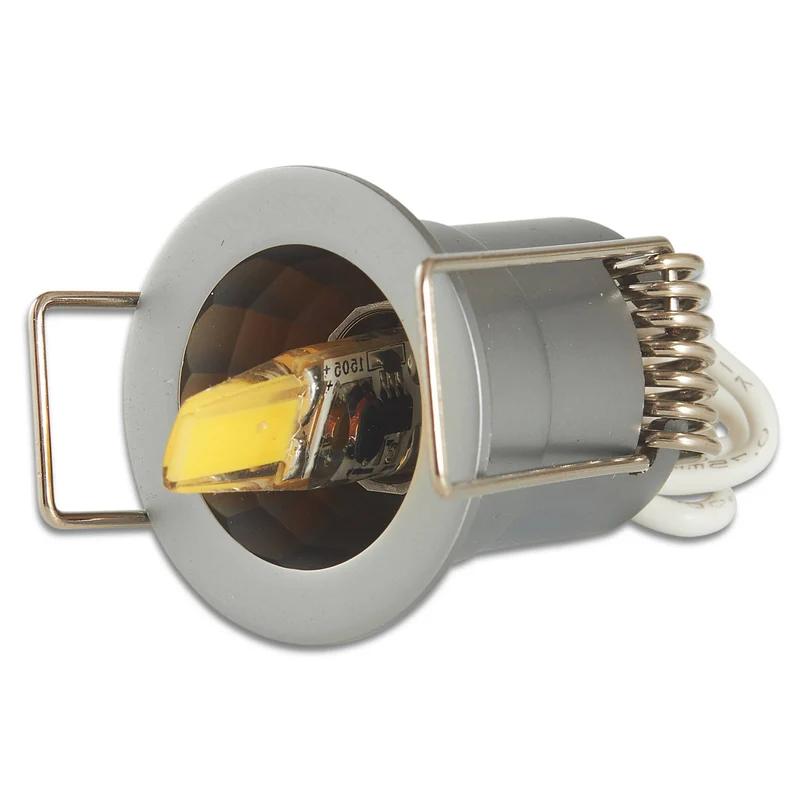 Einbau-Rahmen rund G4 Rahmen 25mm Einbaustrahler Spot LED Halogen weiß grau