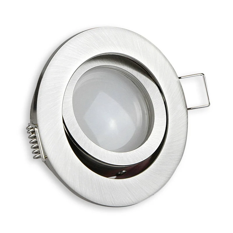 Einbaurahmen rund GU10 MR16 schwenkbar Rahmen 70mm Einbauleuchte Einbauspot LED