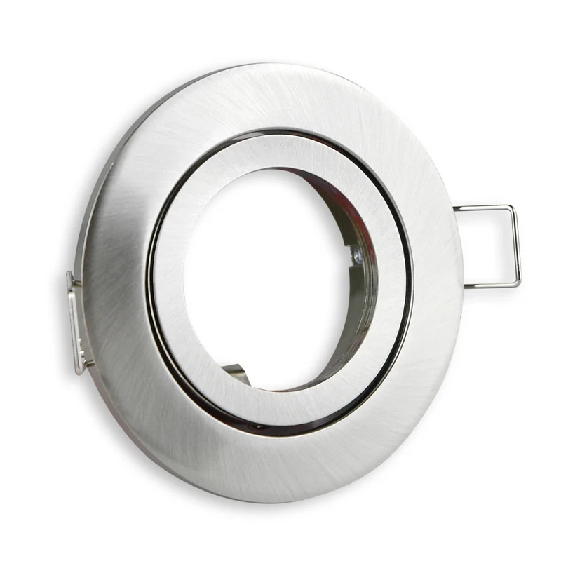 Einbaurahmen rund GU10 MR16 schwenkbar Rahmen 70mm Einbauleuchte Einbauspot LED