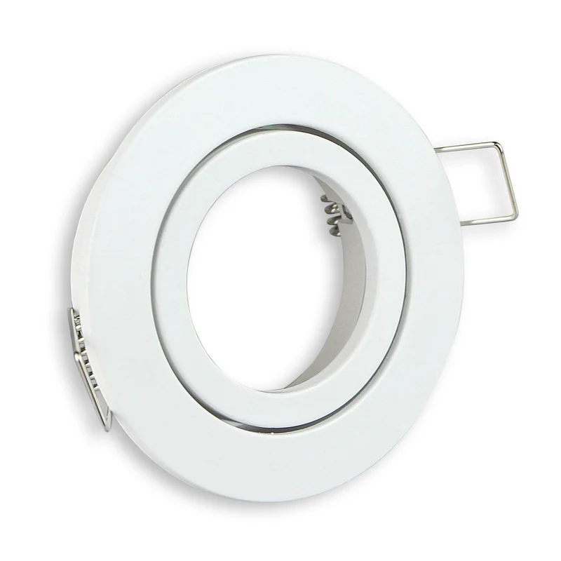 Einbaurahmen rund GU10 MR16 schwenkbar Rahmen 70mm Einbauleuchte Einbauspot LED