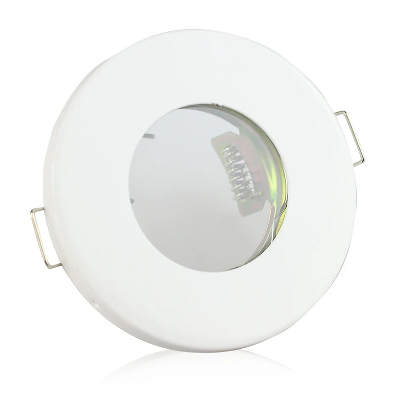 LED Einbaustrahler 230V GU10 Bad Badezimmer 1-9 Watt flach rund IP44 Einbauspot
