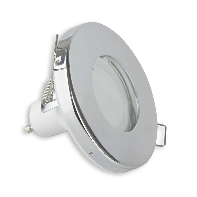 LED Einbaustrahler 230V GU10 Bad Badezimmer 1-9 Watt flach rund IP44 Einbauspot