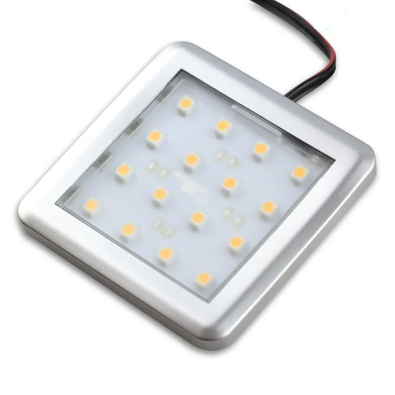 LED Unterbauleuchte Küche 3er rund eckig Küchenleuchte Unterbaulampe Licht