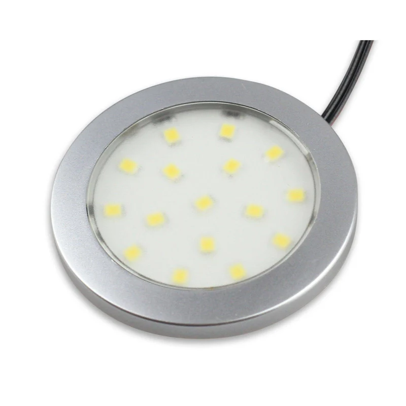 LED Unterbauleuchte Küche 3er rund eckig Küchenleuchte Unterbaulampe Licht