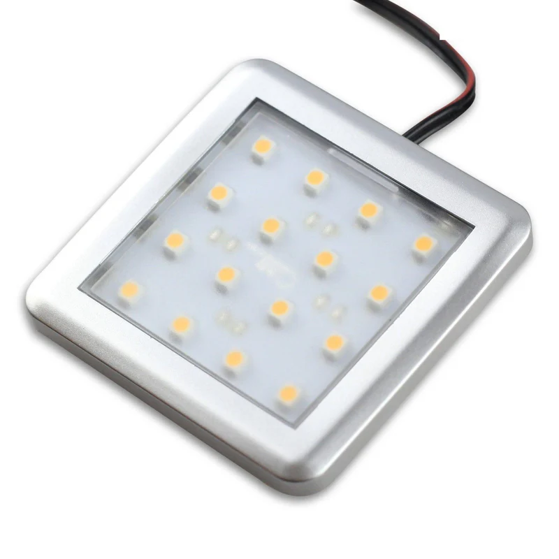 LED Unterbauleuchte Küche 3er rund eckig Küchenleuchte Unterbaulampe Licht