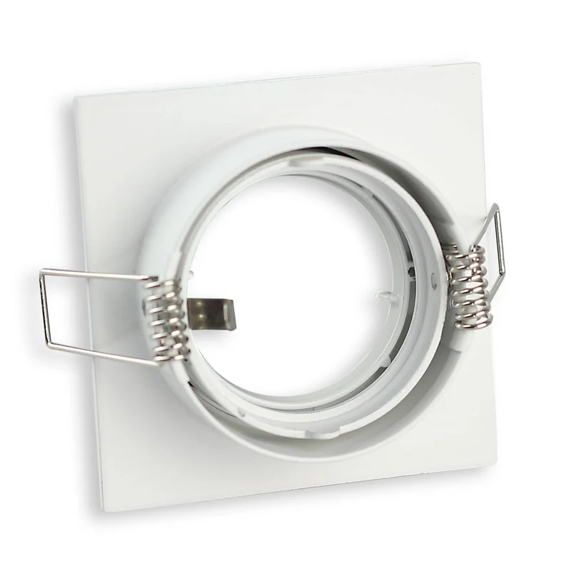 LED Einbaustrahler GU10 230 Volt 1-9 Watt rund eckig schwenkbar Einbauspot