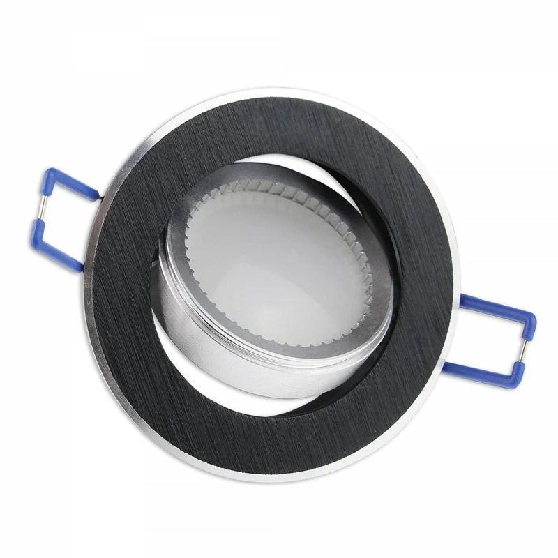 LED Einbaustrahler GU10 230V 1-9W rund eckig Spot 70mm Bohrloch Einbauleuchte