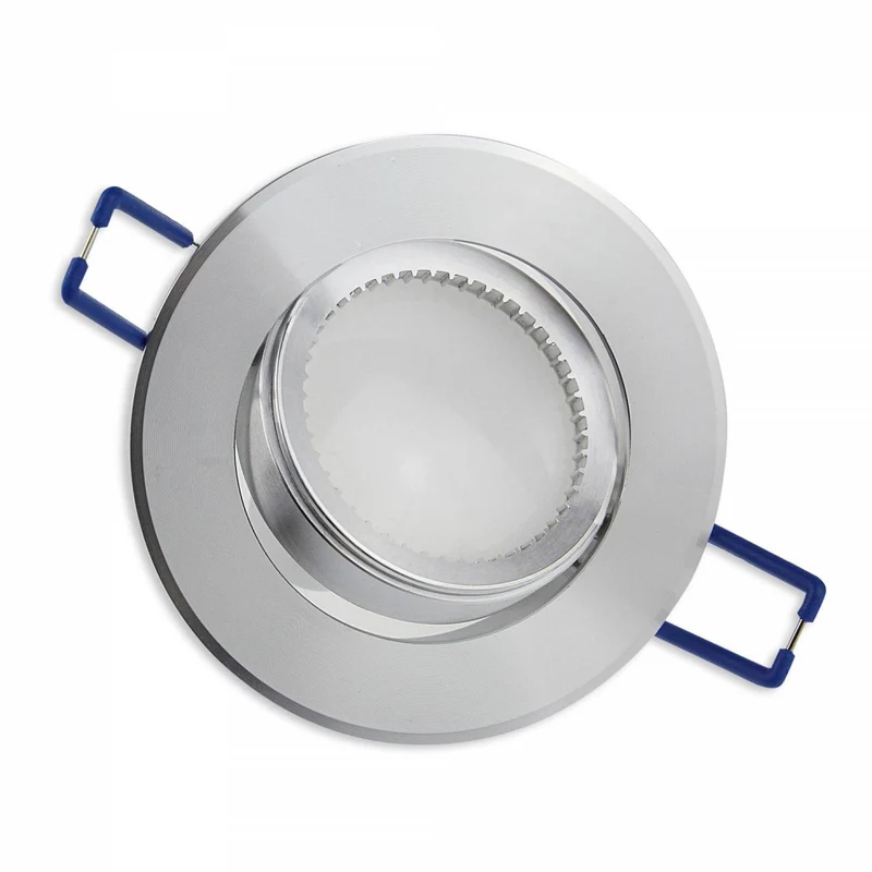 LED Einbaustrahler GU10 230V 1-9W rund eckig Spot 70mm Bohrloch Einbauleuchte