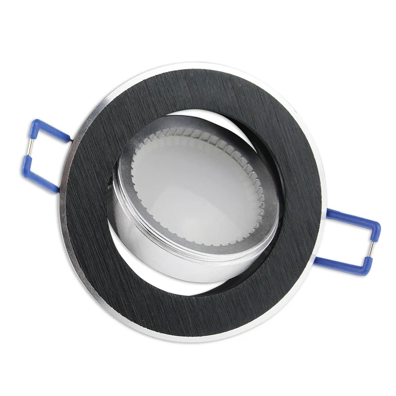 LED Einbaustrahler GU10 230V 1-9W rund eckig Spot 70mm Bohrloch Einbauleuchte