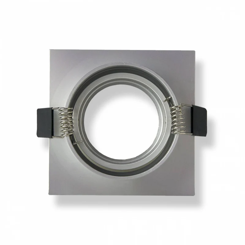 LED Einbaustrahler GU10 230 Volt 1-9W rund eckig Einbauspot 70mm Bohrloch