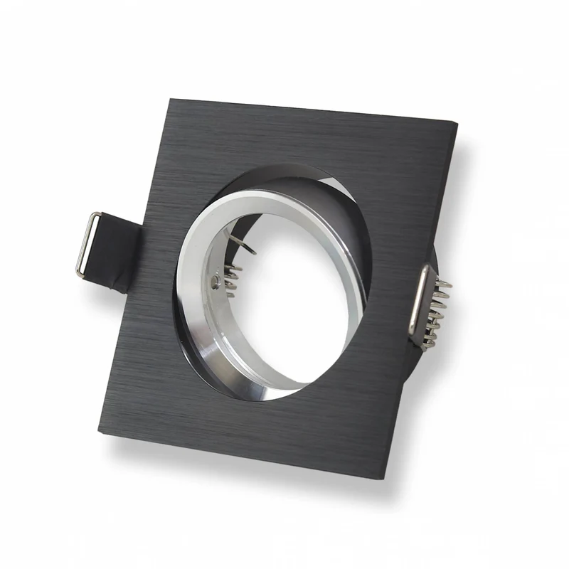 LED Einbaustrahler GU10 230 Volt 1-9W rund eckig Einbauspot 70mm Bohrloch
