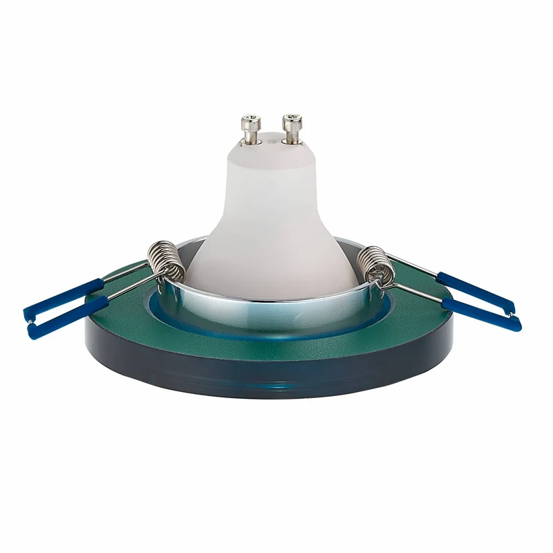 Einbaurahmen GU10 MR16 Glas Rahmen Einbaustrahler 75mm Einbau-Spot LED Halogen