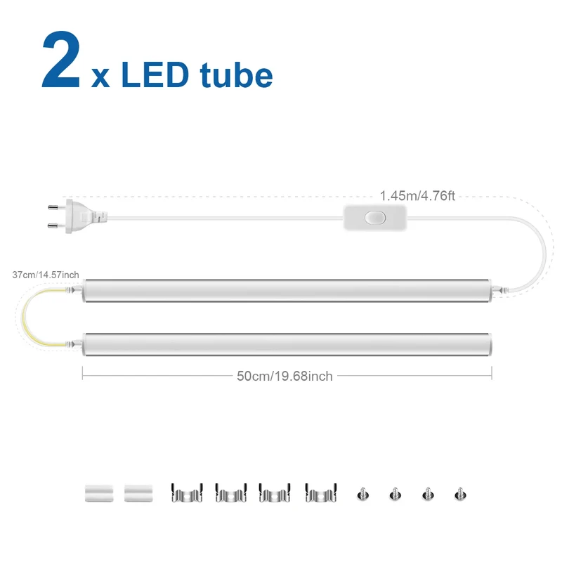 Moderne LED T5 Wandleuchte für Schlafzimmer und Homeoffice