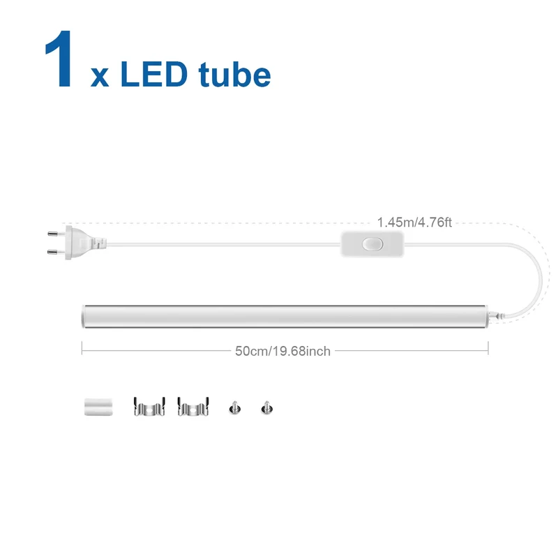 Moderne LED T5 Wandleuchte für Schlafzimmer und Homeoffice