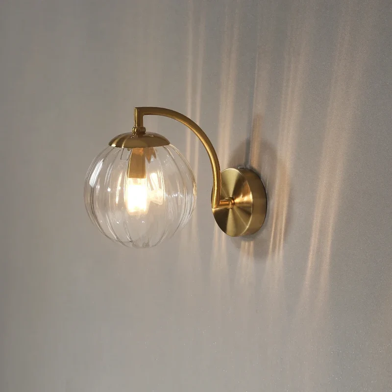 Moderne LED Farbglas Wandleuchte für Wohnzimmer und Schlafzimmer