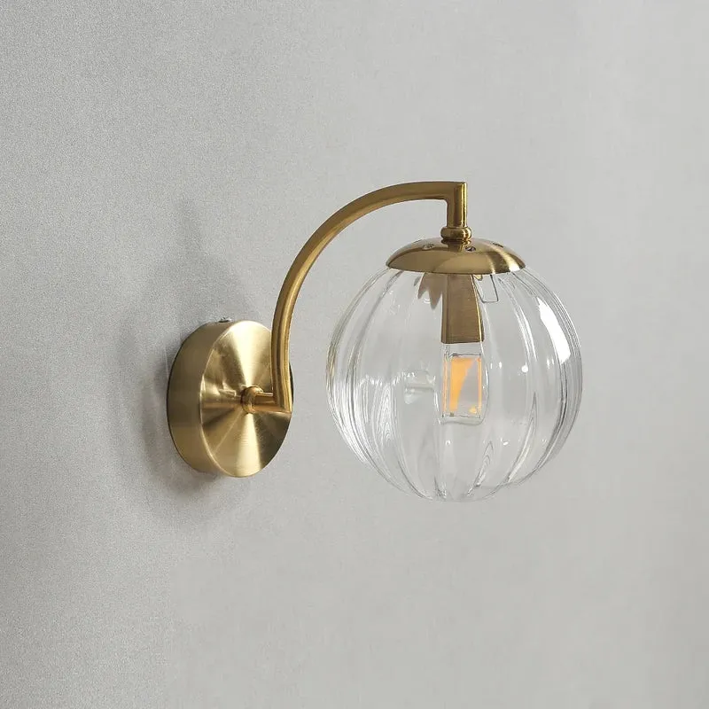 Moderne LED Farbglas Wandleuchte für Wohnzimmer und Schlafzimmer