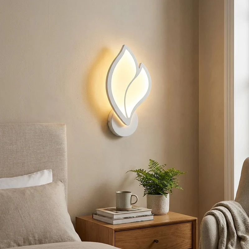 Moderne LED Wandleuchte für Wohnzimmer und Schlafzimmer Nachttisch