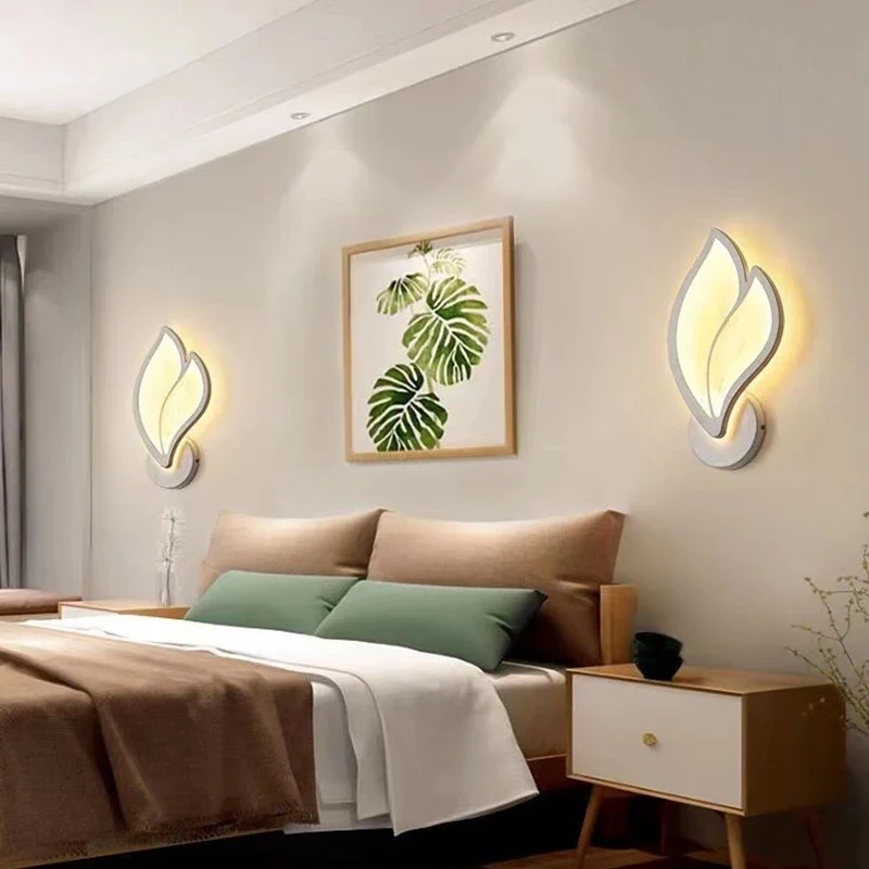 Moderne LED Wandleuchte für Wohnzimmer und Schlafzimmer Nachttisch