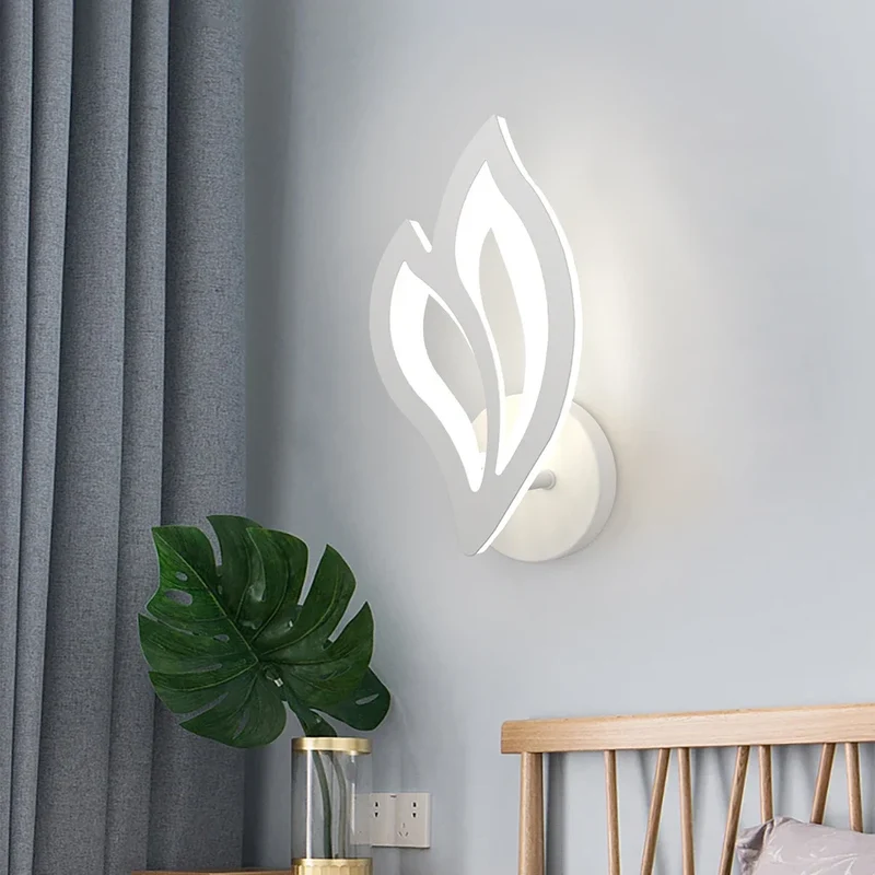 Moderne LED Wandleuchte für Wohnzimmer und Schlafzimmer Nachttisch