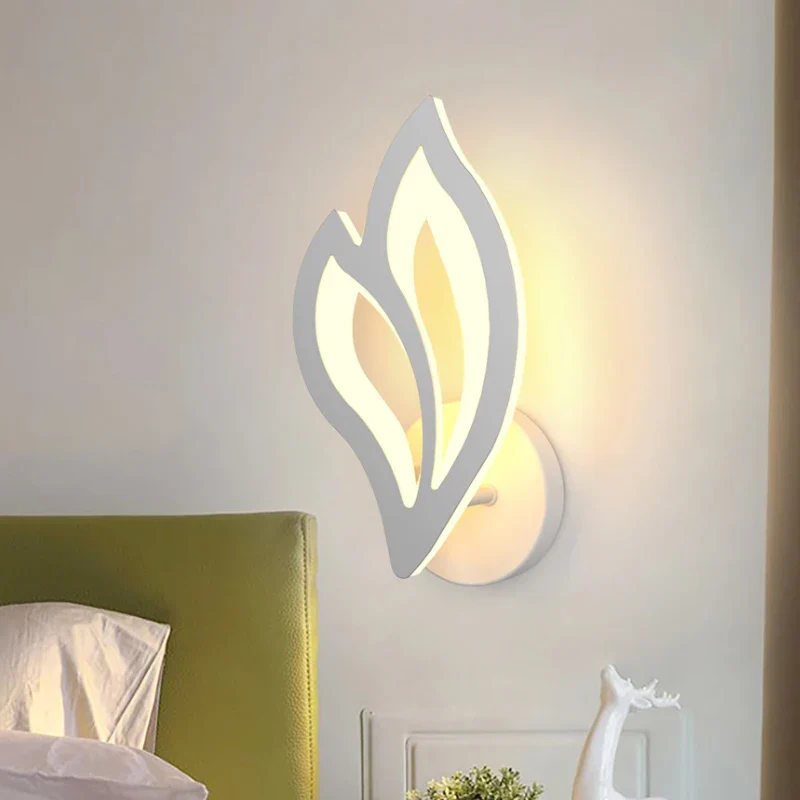 Moderne LED Wandleuchte für Wohnzimmer und Schlafzimmer Nachttisch