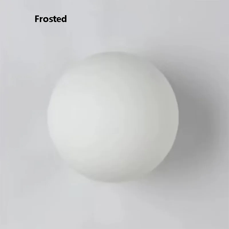 Moderne Mattglas Kugel Wandleuchte für Flur und Wohnzimmer
