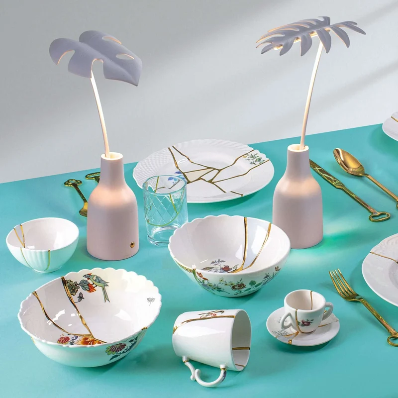 Seletti Leaf Light Delicio LED-Tischleuchte dimmbar