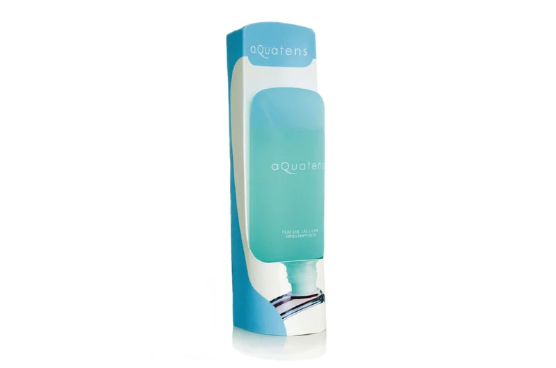 aQuatens Brillen Reinigungsset 75ml • mit Seife & Microfasertuch