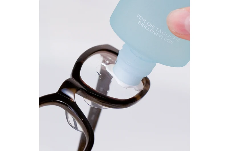 aQuatens Brillen Reinigungsset 75ml • mit Seife & Microfasertuch