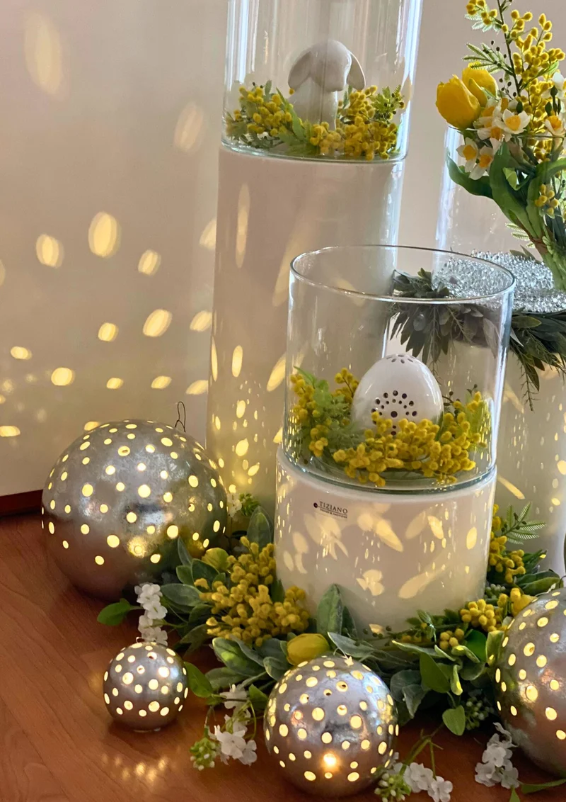 Lichtkugel Padova LED silber