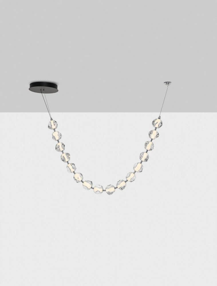 Ifos LED Deckenleuchte 16-flammig 3000K Schwarz, Chrom