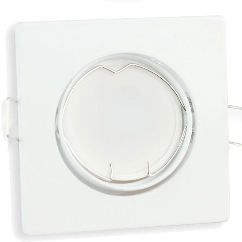 LED Einbaustrahler GU10 230 Volt 1-9 Watt rund eckig Einbauspot 60mm