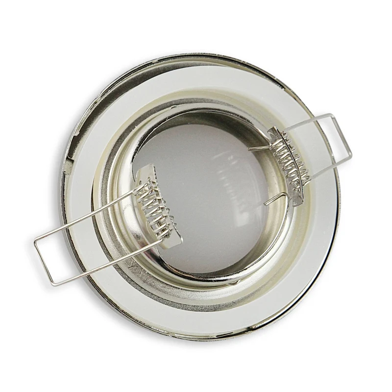 LED Einbaustrahler 230V GU10 Bad Badezimmer 1W rund IP44 Feuchtraum Einbauspot