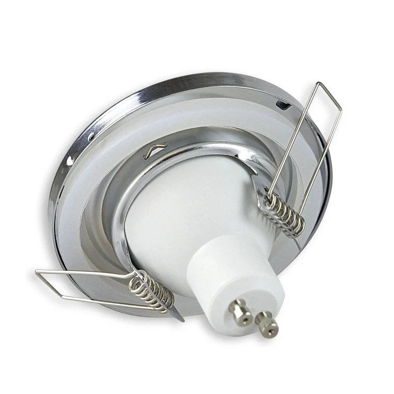 LED Einbaustrahler 230V GU10 Bad Badezimmer 1W rund IP44 Feuchtraum Einbauspot