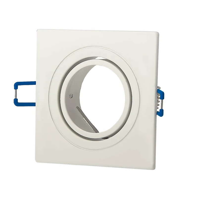 LED Einbaustrahler flach eckig 3W 5W 6,5W Einbaurahmen Deckenspot 230V dimmbar