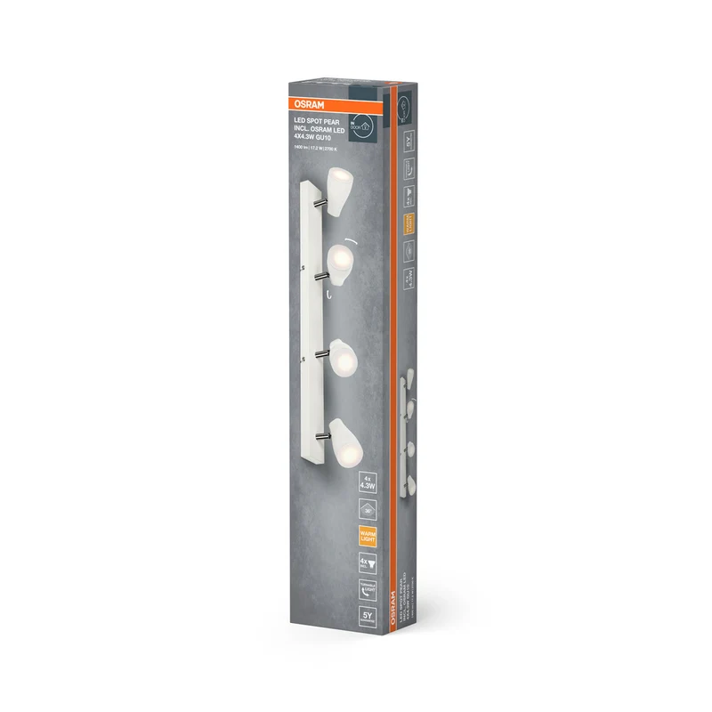 OSRAM LED SPOT PEAR Deckenanbau-Spot, ws, 17,2W, 840lm