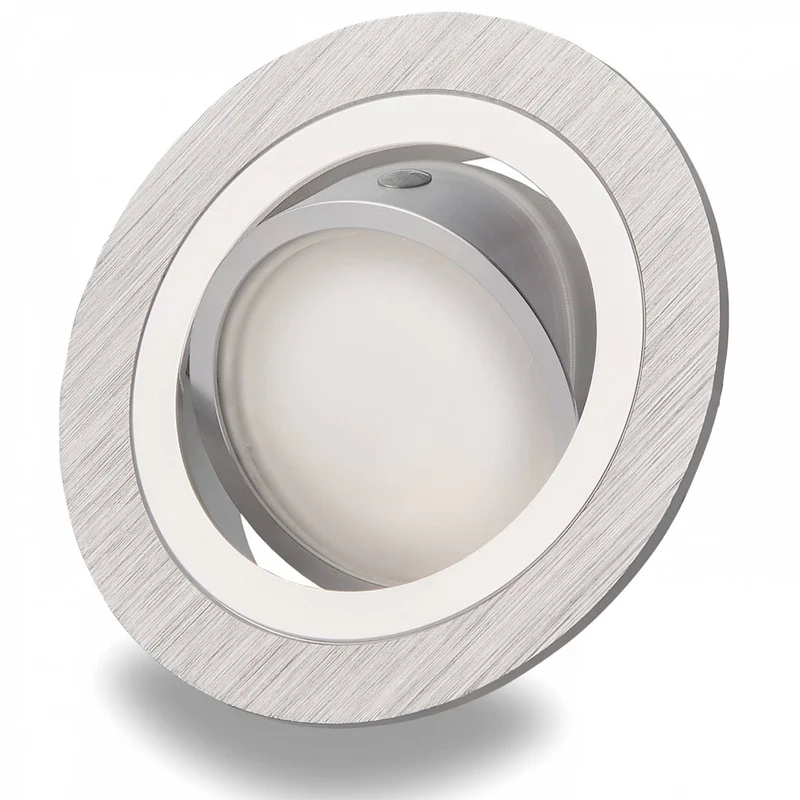 LED Einbaustrahler flach und rund Leuchte Deckenleuchte schwenkbar 230V