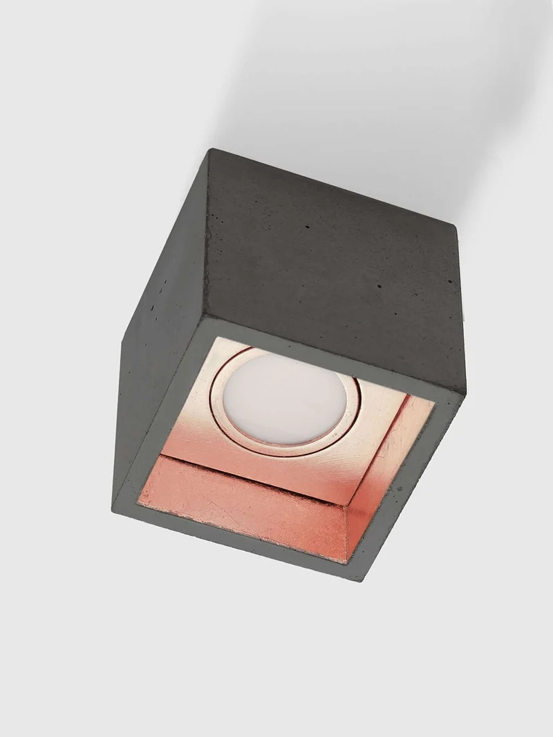 Gantlights B7 Deckenspot quadratisch dimmbar