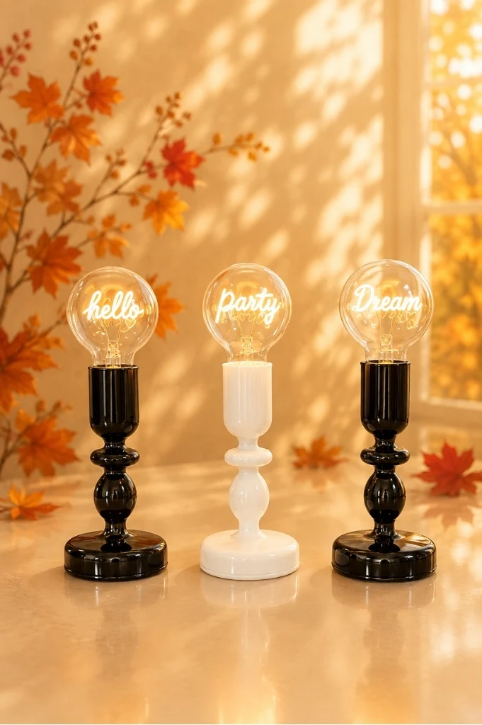 Dekolicht Savazza 27cm Glas schwarz Motiv Dream