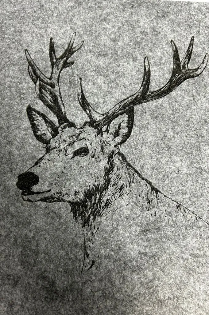Filzplatzset "Hirsch"
