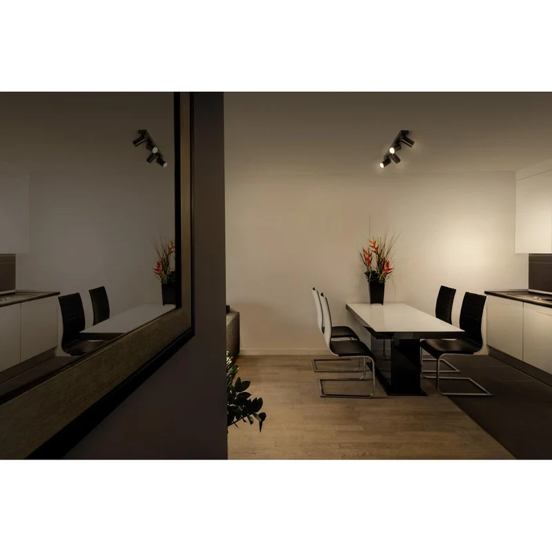 OSRAM LED SPOT OCTAGON Deckenleuchte 4 x 3,4W, GU10, 920lm, schwarz