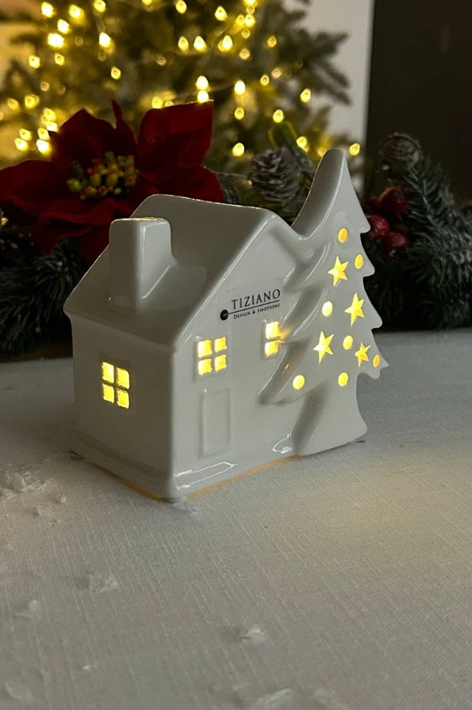 Haus Civorio Xmas LED creme-weiß